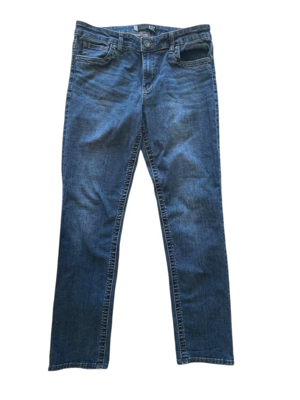Kut from the Kloth Women's Straight Leg Jeans in Wash Blue